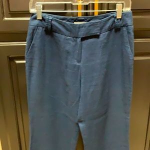 Navy linen pants